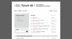 Desktop Screenshot of forum.nowehoryzonty.pl